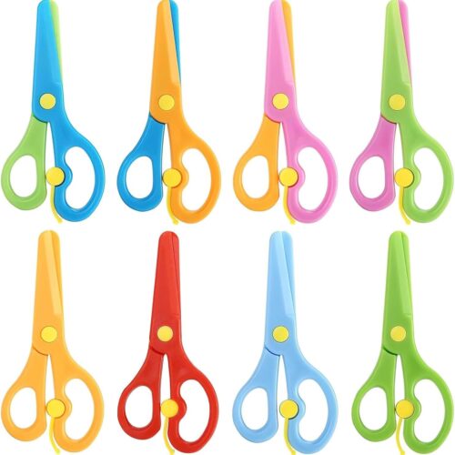 Bulk Preschool Safety Scissors for Classroom Rewards