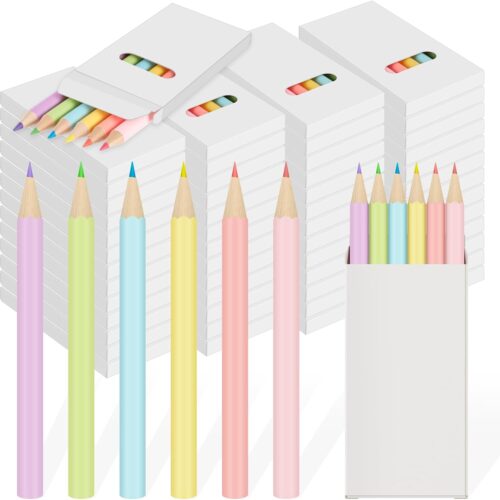 Mini Colored Pencils with Sharpener for Kids Drawing