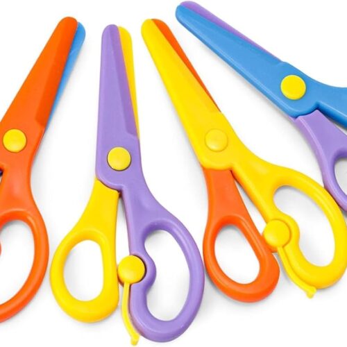 Dual Color Preschool Scissors for Small Group Learning
