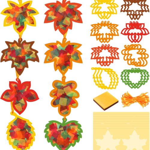 Fall Leaf Suncatcher DIY Craft Kit