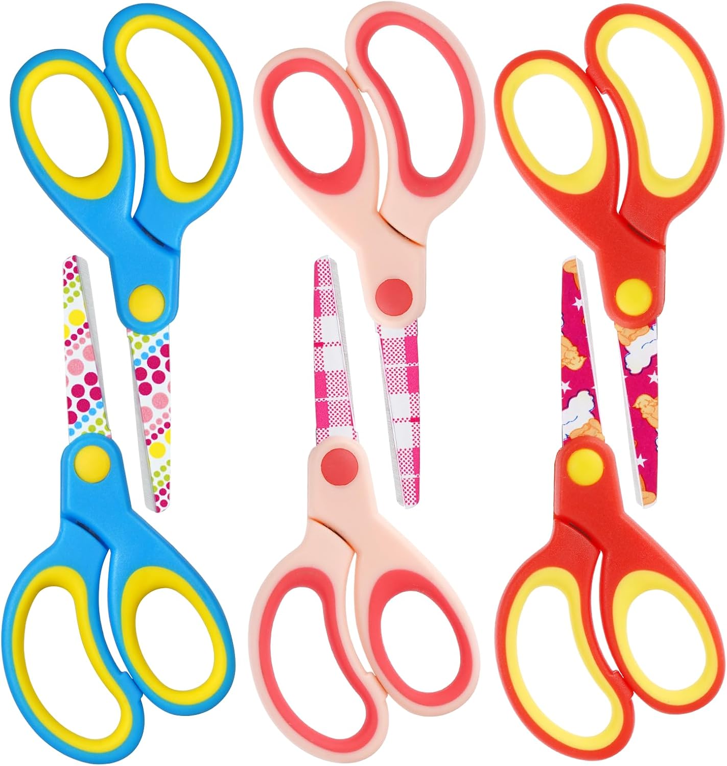 Blunt Tip Kids Scissors for Daily Craft Activities