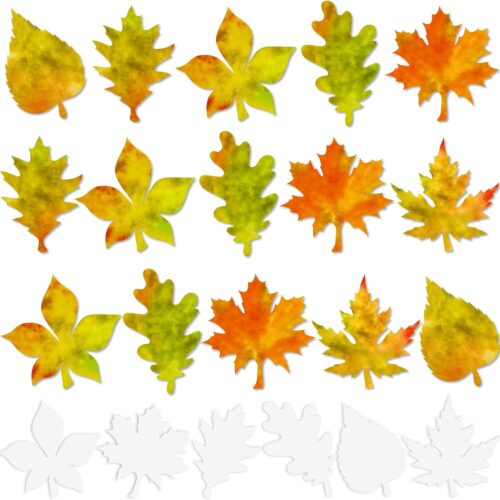 Fall Color Diffusing Leaf Craft Set