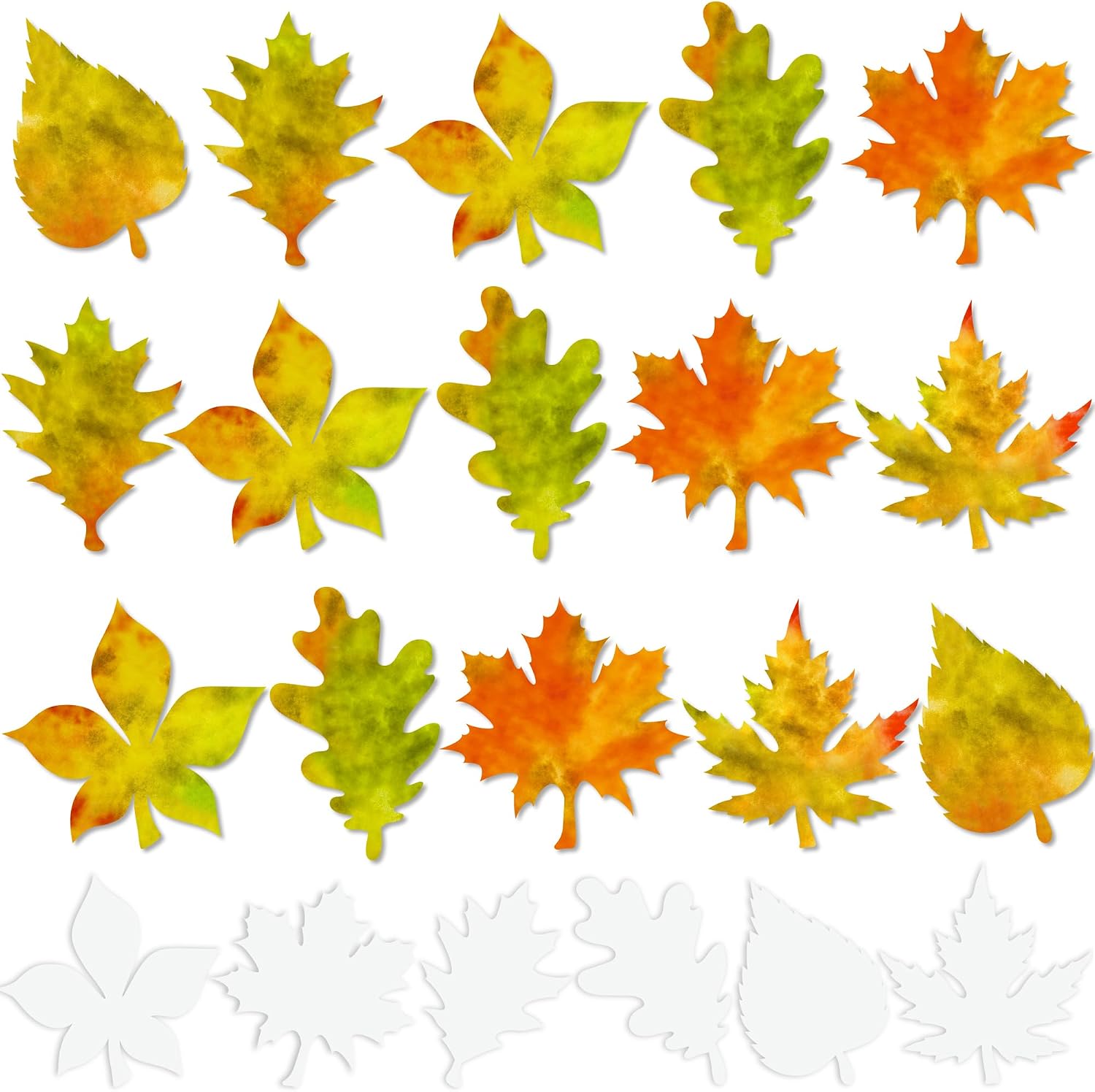 Fall Color Diffusing Leaf Craft Set