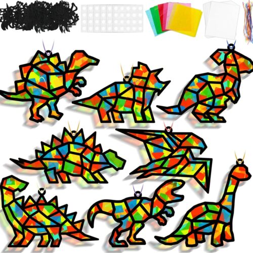Dinosaur Suncatcher Craft Kit for Kids