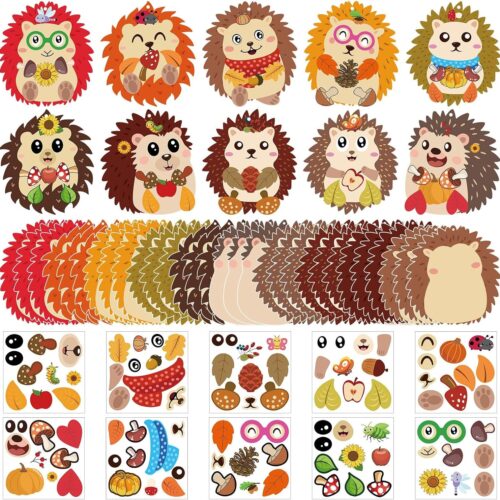 Kids Premium Art Gift Set Fall Hedgehog Craft Kit