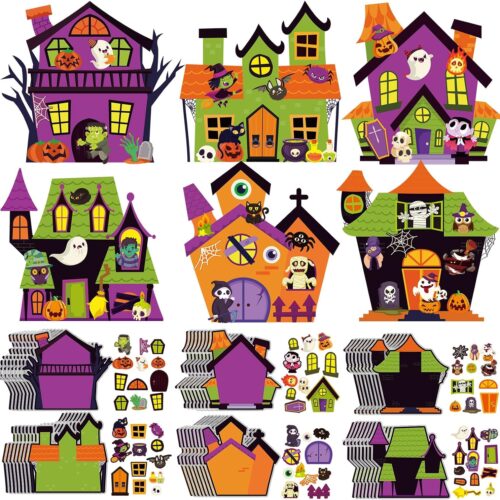 Halloween Haunted House Paper Craft Kit