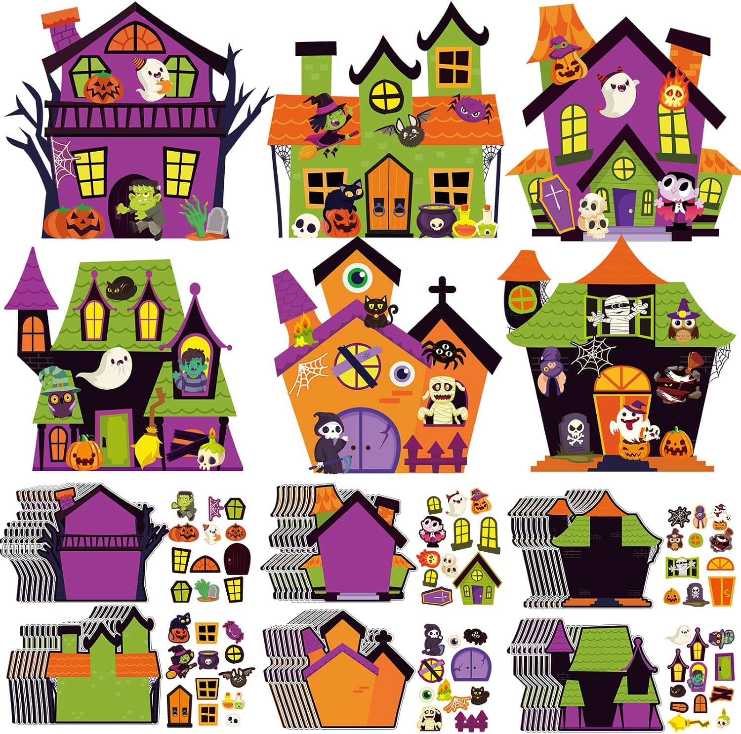 Halloween Haunted House Paper Craft Kit