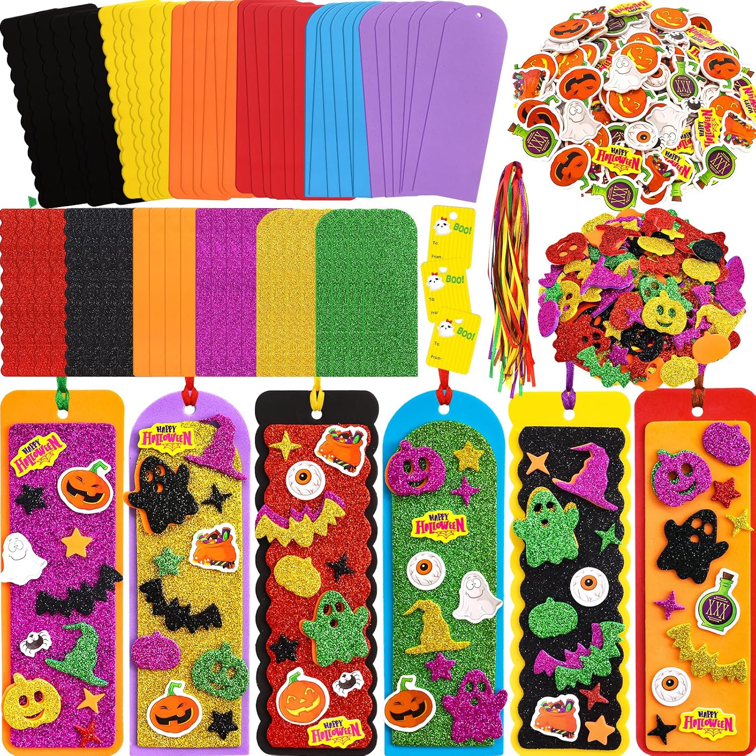 Kids Premium Art Gift Set Halloween Bookmark Craft Kit