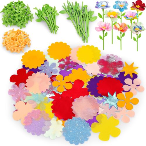 Kids Premium Art Gift Set DIY Fabric Flower Bouquet Maker Set